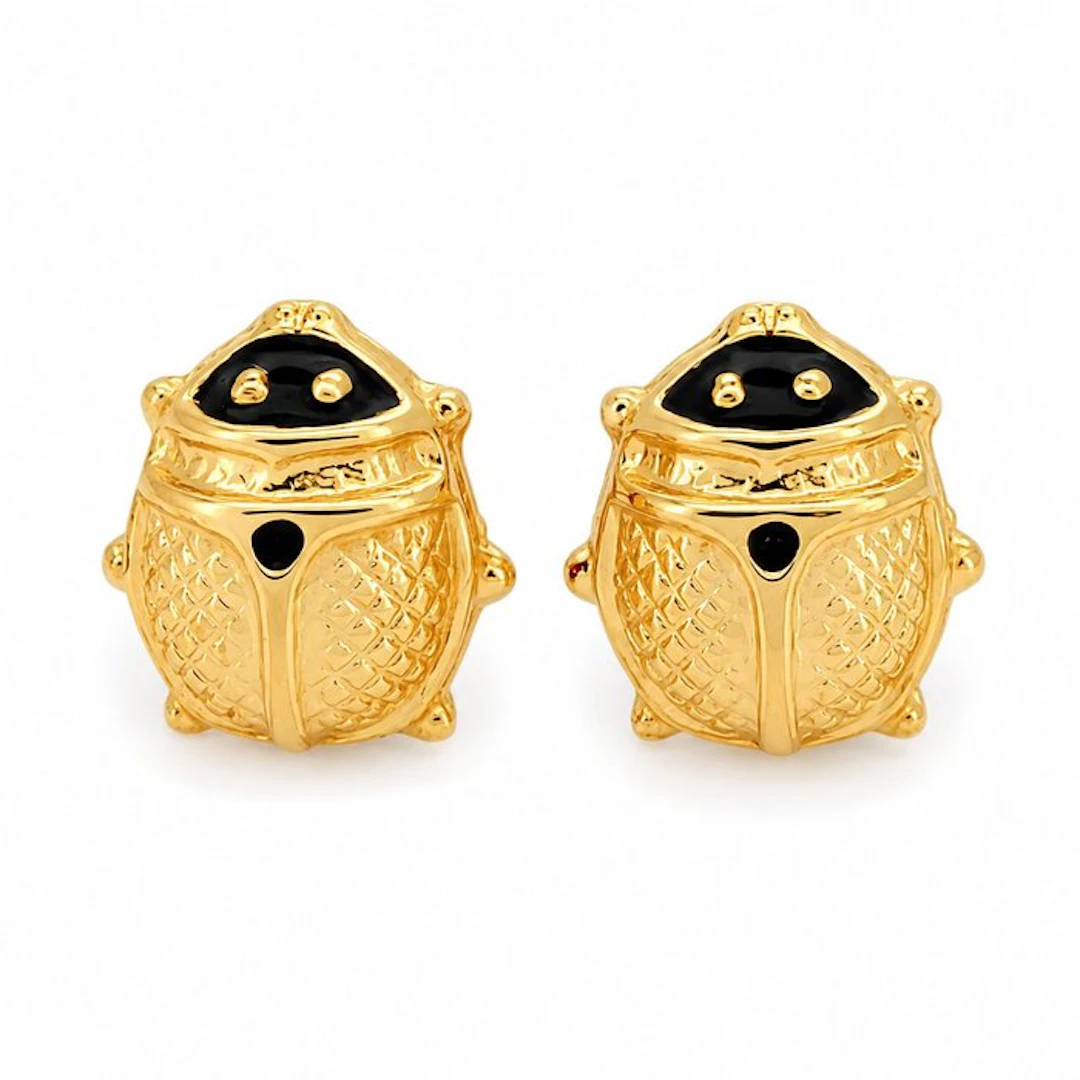 No reserve price - Earrings - 18 kt. Yellow gold - Made in Italy - Handmade