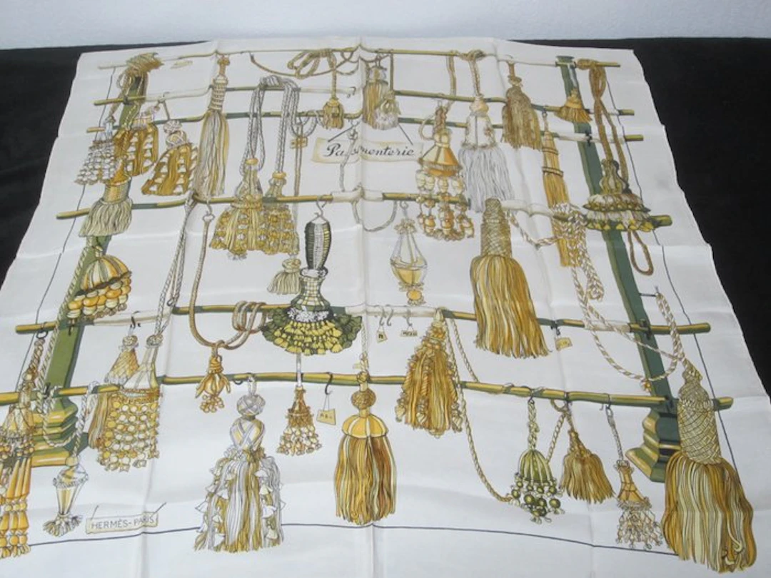 Hermès - Passementerie DE F HERON DE 1960 - Foulard