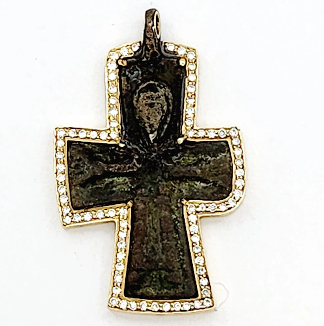 Other brand - Cross pendant - 18 kt