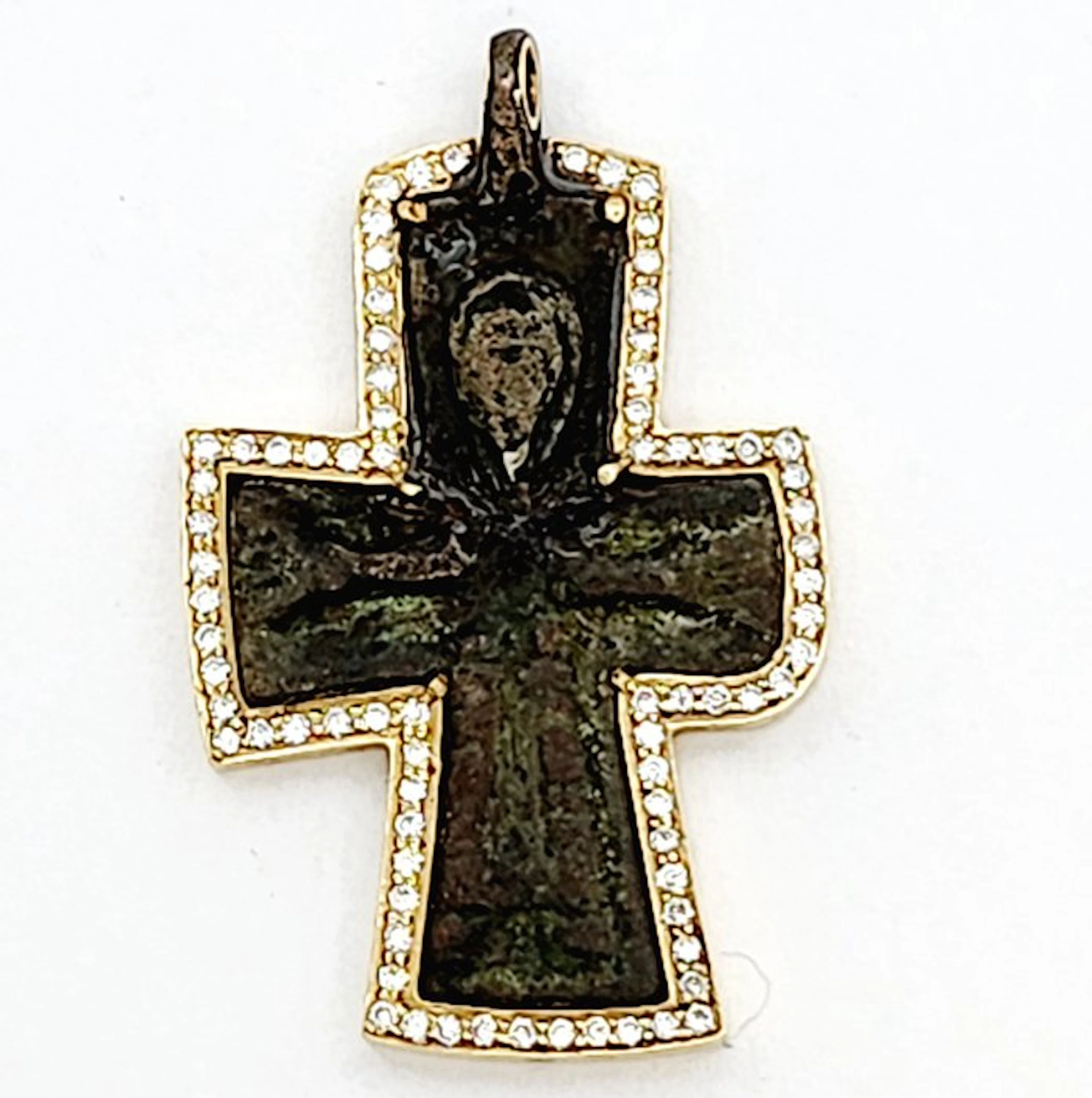Other brand - Cross pendant - 18 kt