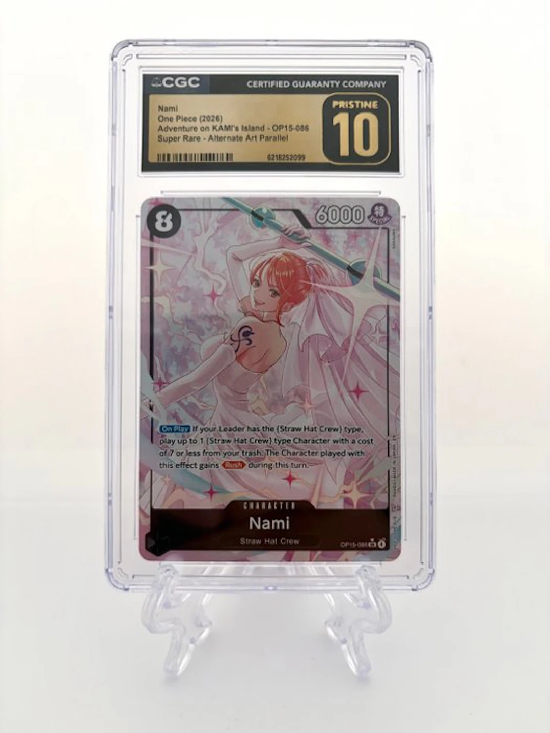One Piece - 1 Graded card - One Piece - Nami - Adventure...
