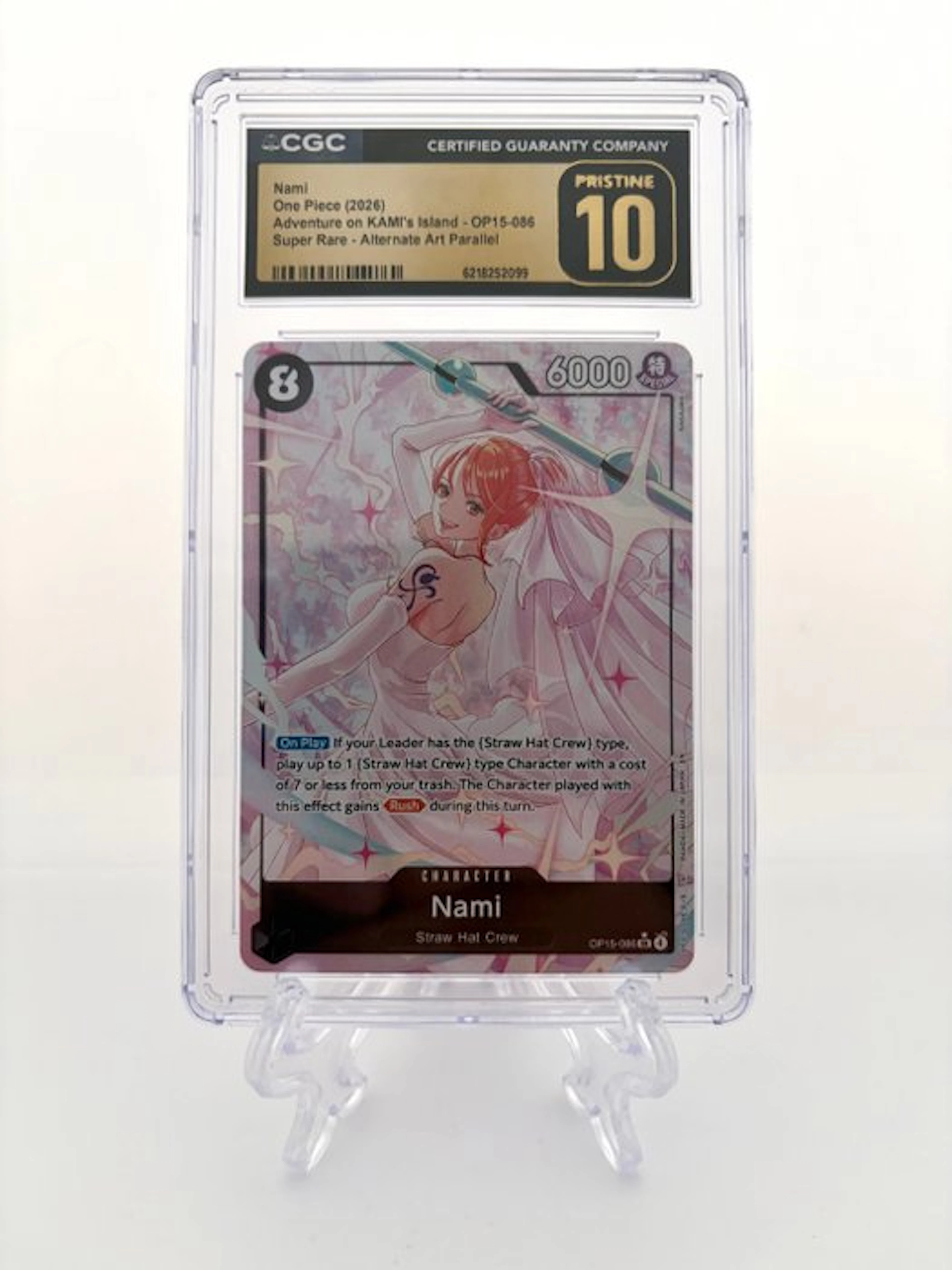 One Piece - 1 Graded card - One Piece - Nami - Adventure...