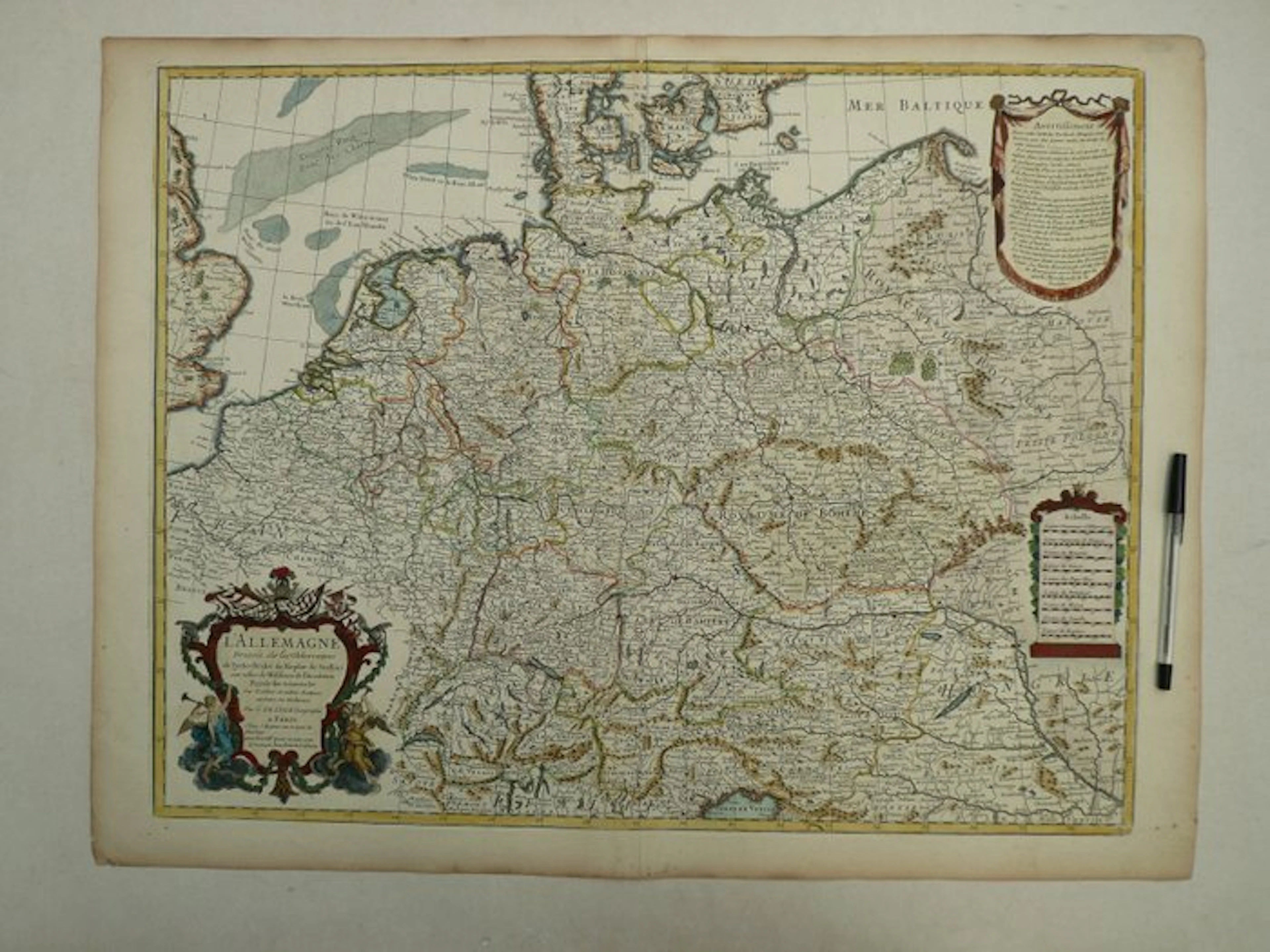 Germany - Poland; Guillaume Delisle - L'Allemagne dresseé...