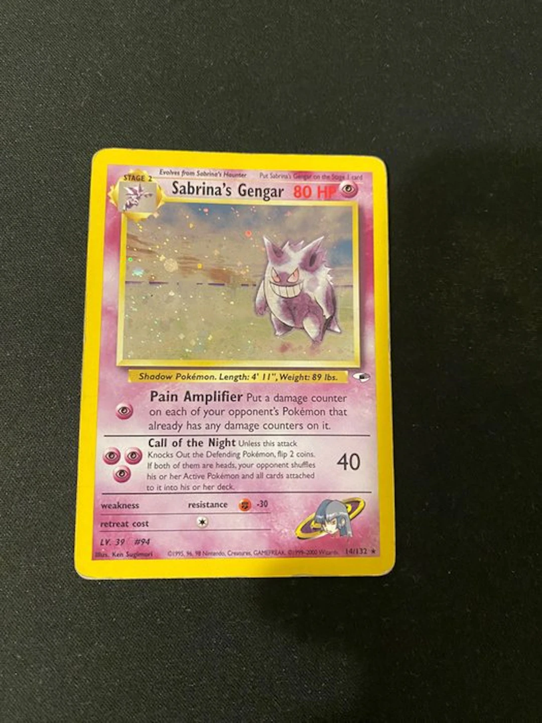 Pokémon - 1 Card - Gengar 14/132 Foil