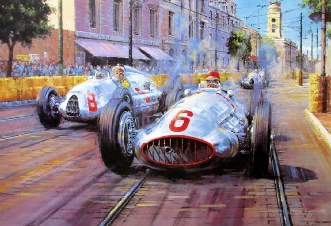 Mercedes-Benz W154 #6 Manfred von Brauchitsch (Signed !)...