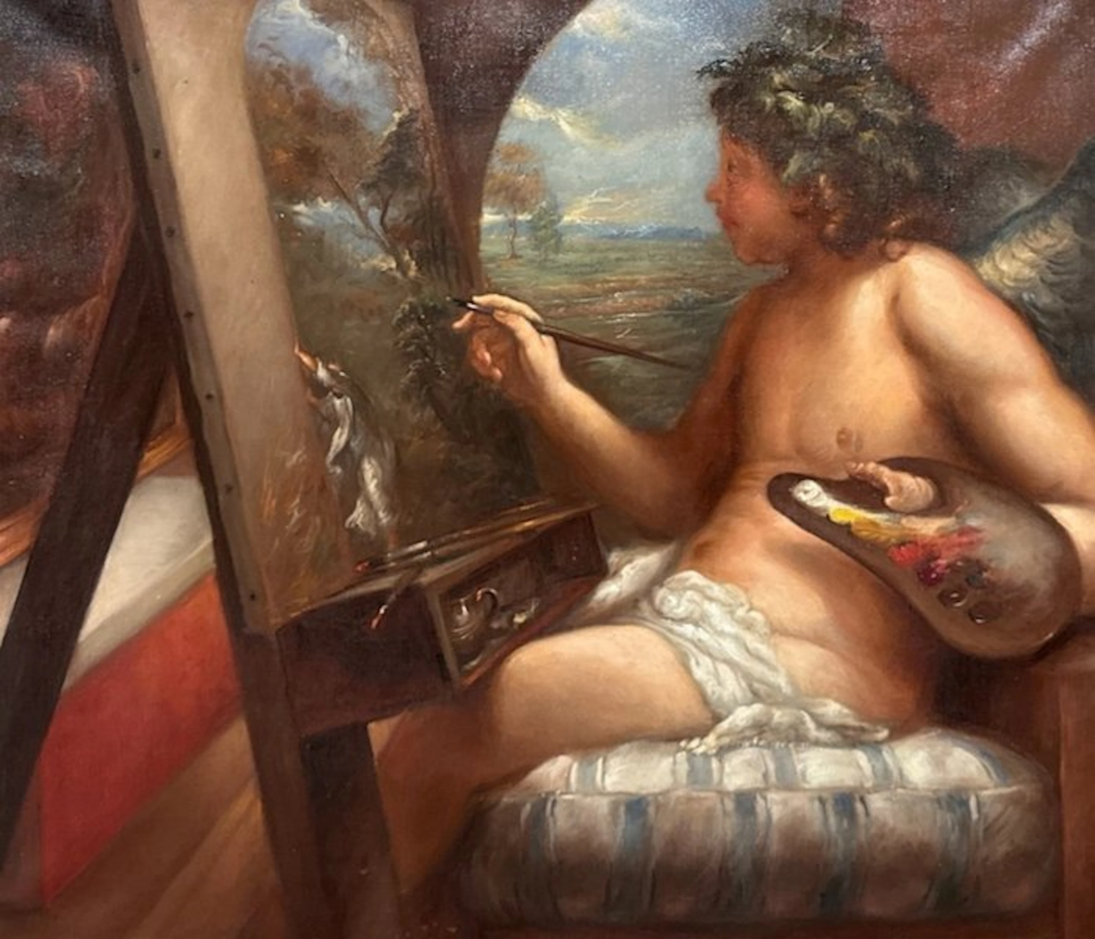 European School (XX) - The Genius of Painting (After Livius Mehus)