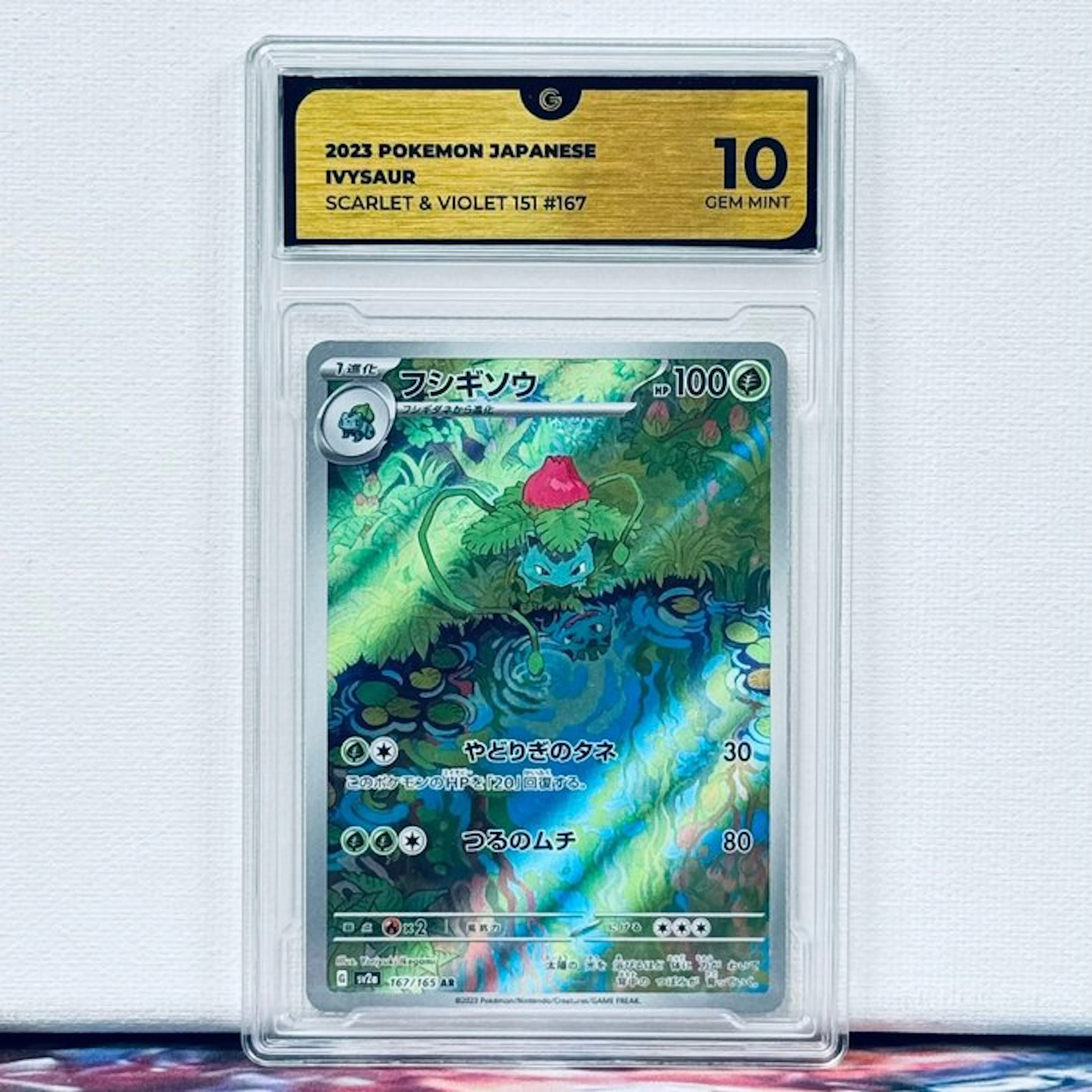 Pokémon Graded card - Ivysaur #167 2023 Pokemon Japanese...