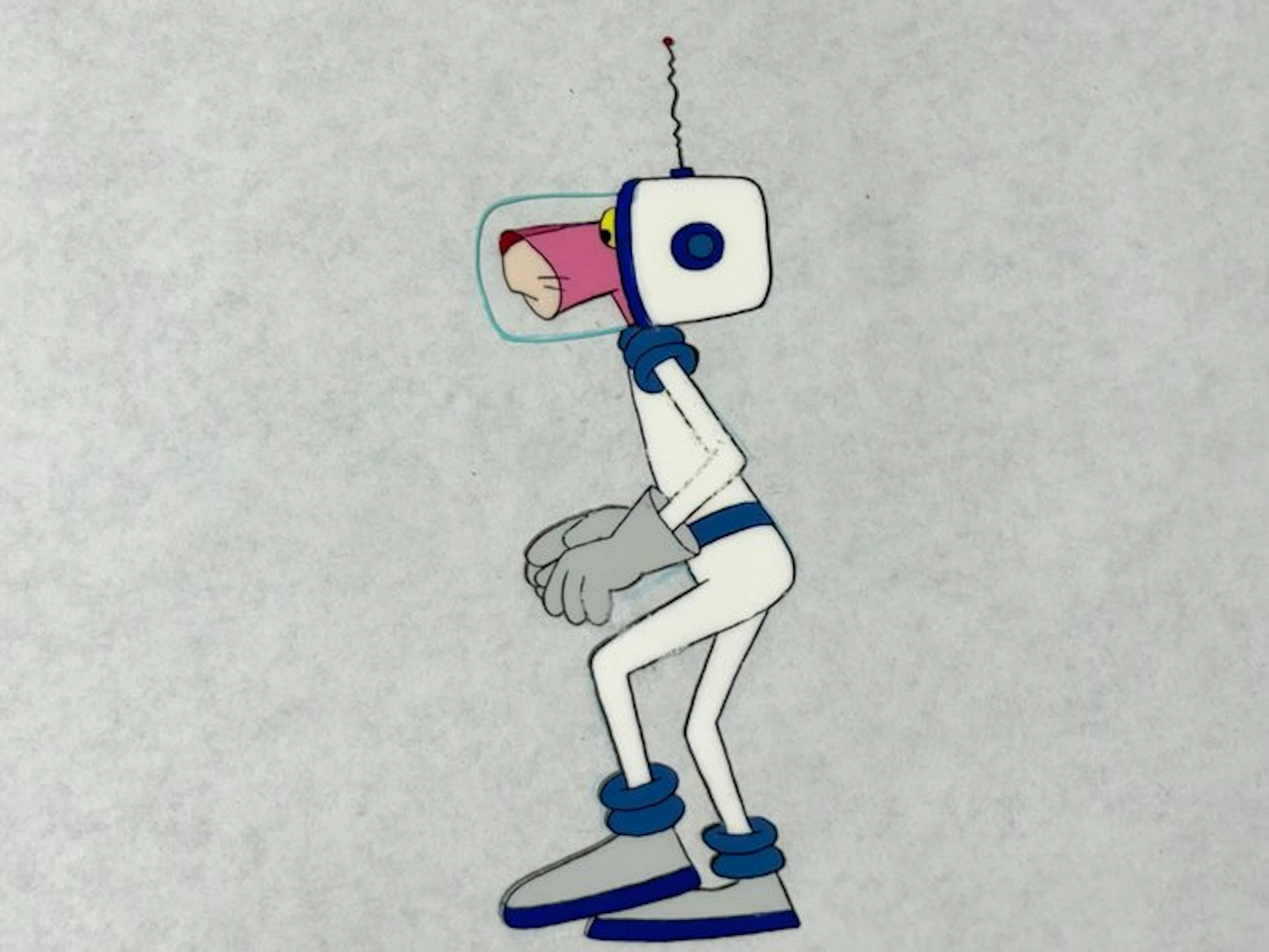 Friz Freleng - Original animation cel and drawing of Pink...