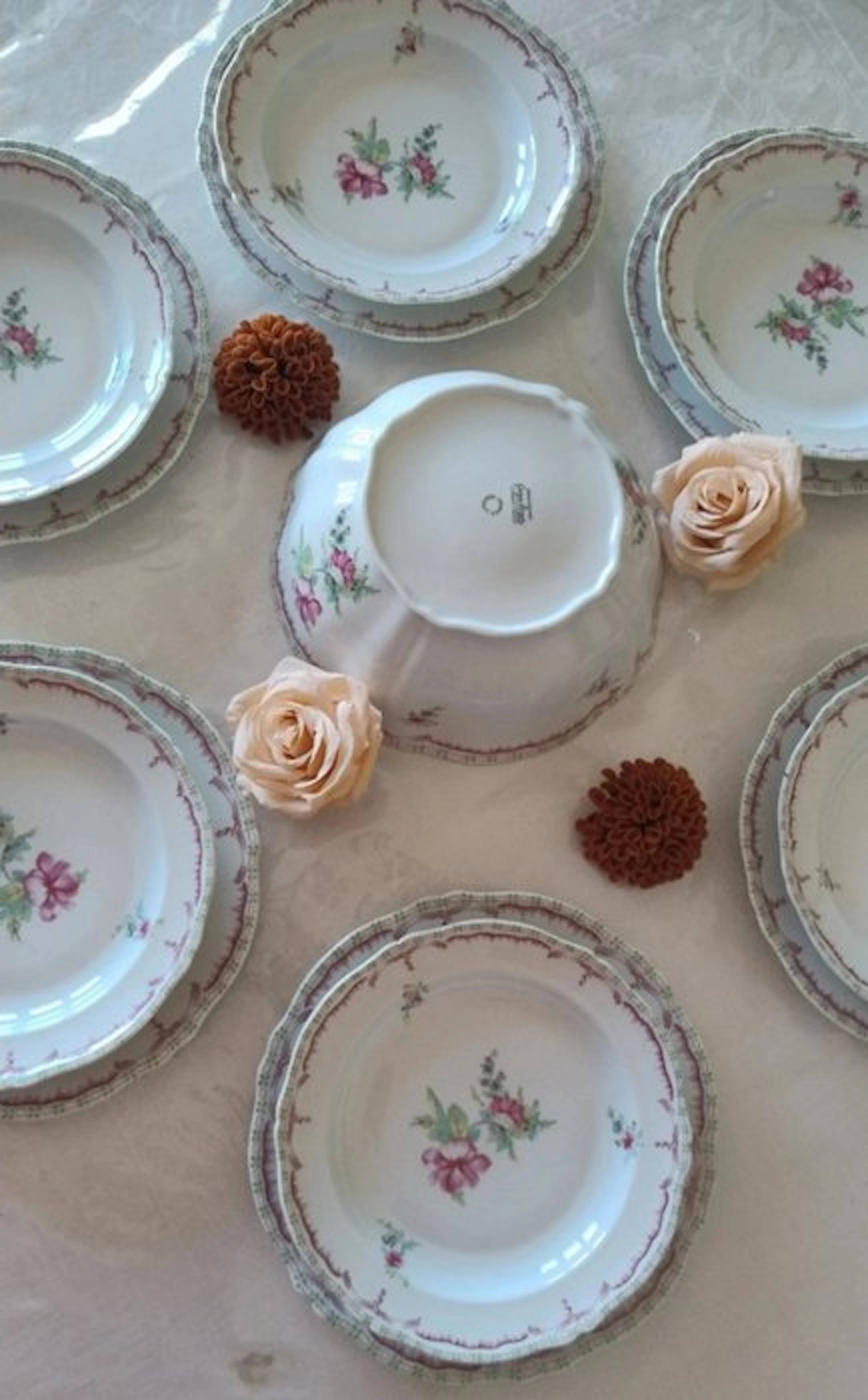 Georges Boyer Limoges - Georges boyer - Dinner set for 6...