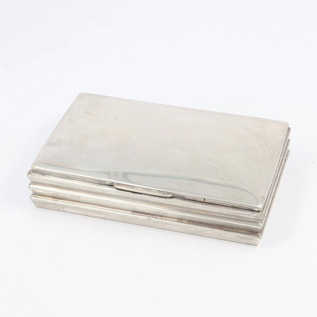 Gottlieb Kurz - Cigar box - .830 silver