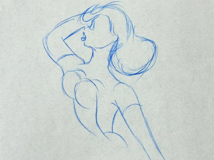 Jessica Rabbit Original Design Who Framed Roger Rabbit (1988) - 1 Original animation drawing of ...