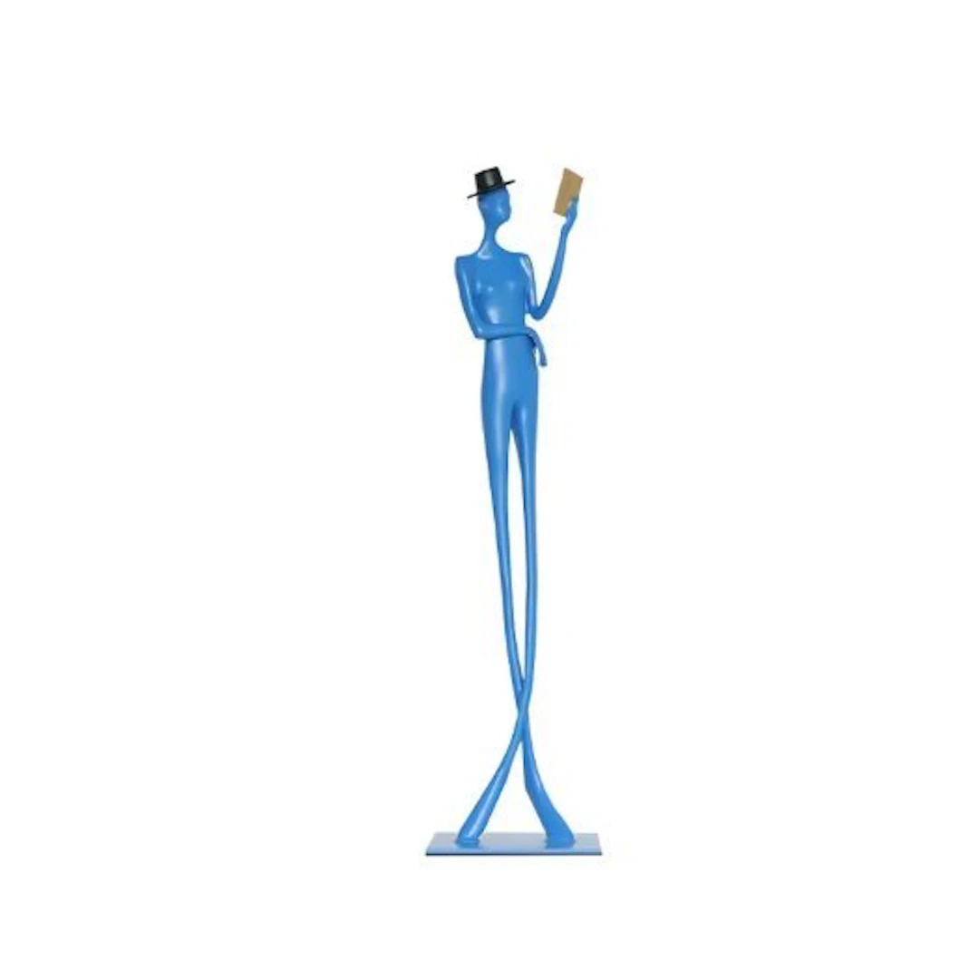 Sculpture, "Le grand lecteur" - 50 cm - Source