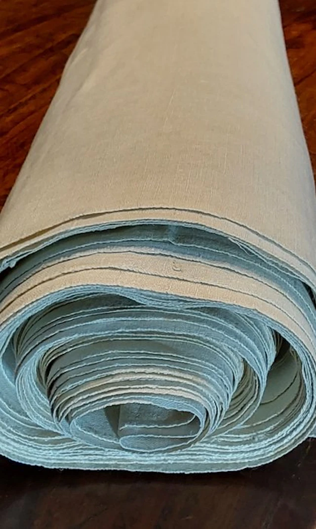 lino naturale - Textile - 1040 cm - 80 cm - Ancient Textiles