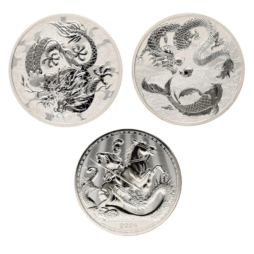 Australia, United Kingdom. 2021/2024 - "Dragons" (3 stuks) (No reserve price)