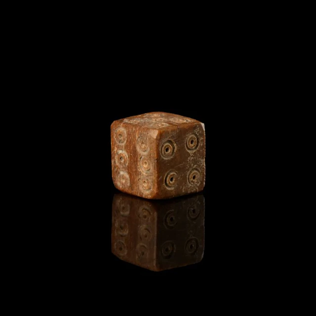 Ancient Roman Bone Legionary Gaming Dice (No reserve price)