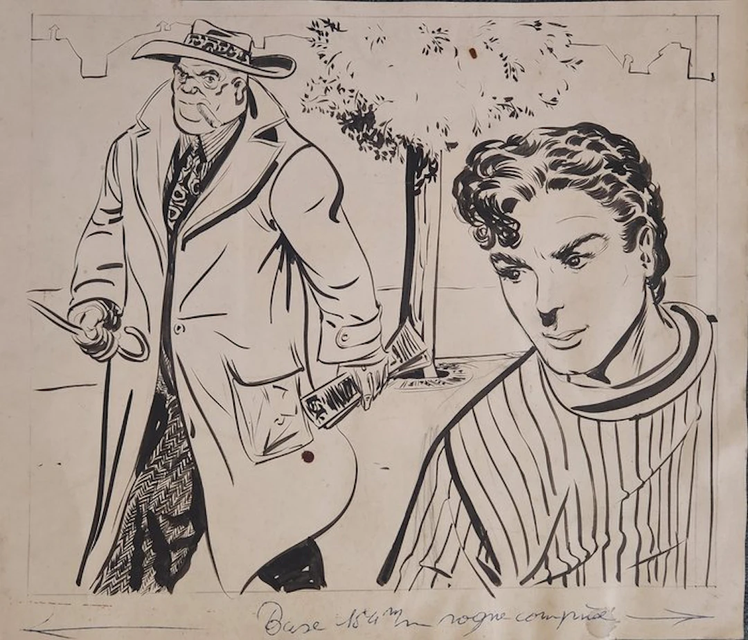 Frisano, Pierre - 1 Original cover - Petits Moineaux...