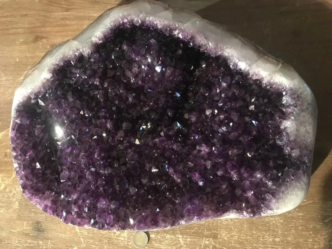 Amethyst Crystal cluster - Height: 53 cm - Width: 40 cm- 17 kg - (1)