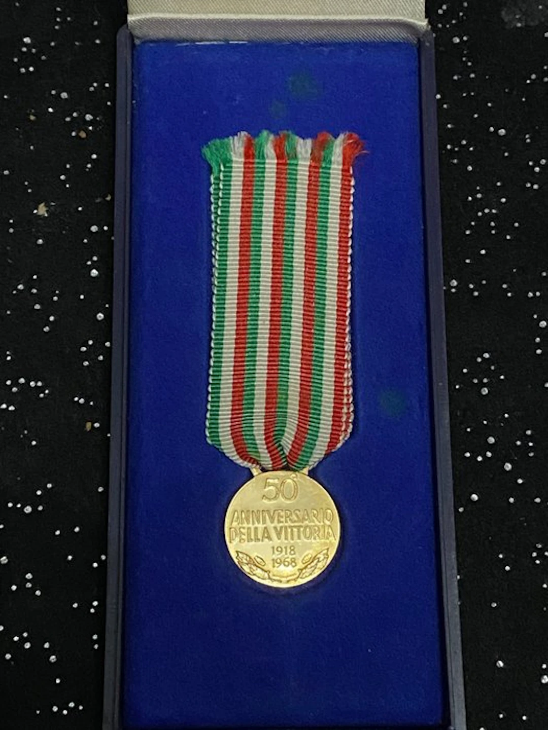 Italy - Military medal - Gold medal "50th Anniversary of...