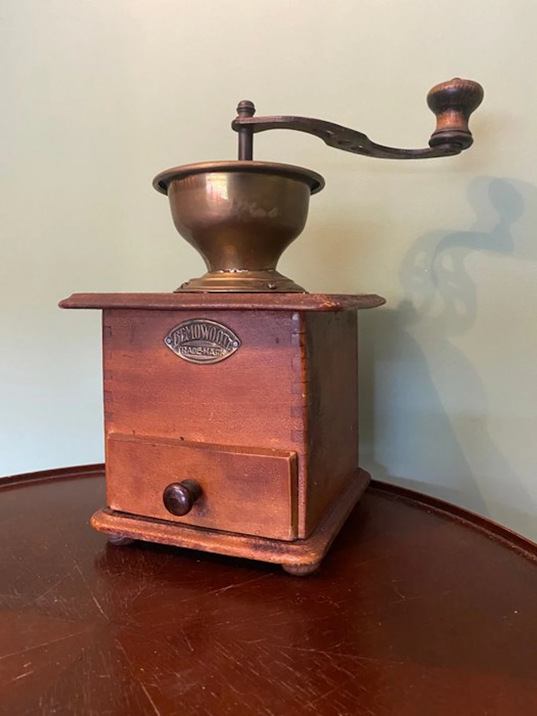 Bemowood - Coffee grinder - Wood, Brass, Iron - Bemwood coffee grinder