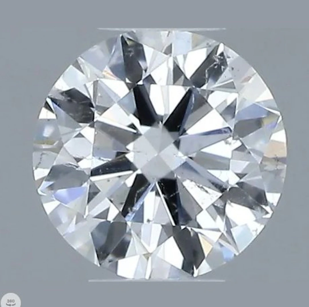 1 pcs Diamond (Natural) - 0.30 ct - Round - D...