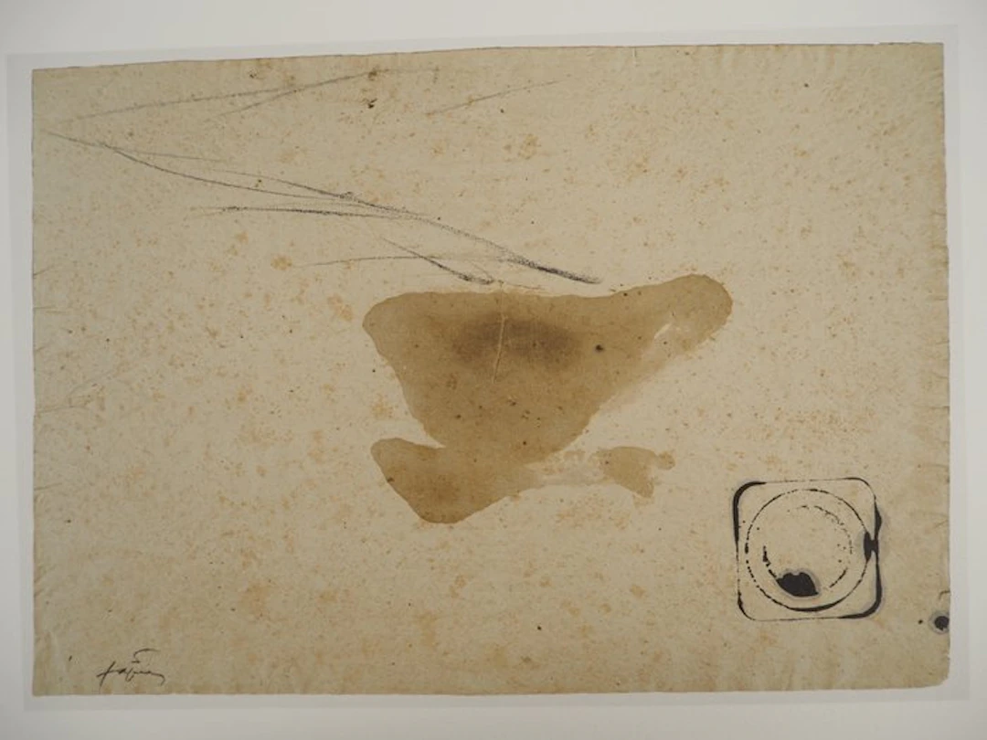 Antoni Tapies (1923-2012) - Tasse et boîte de thé