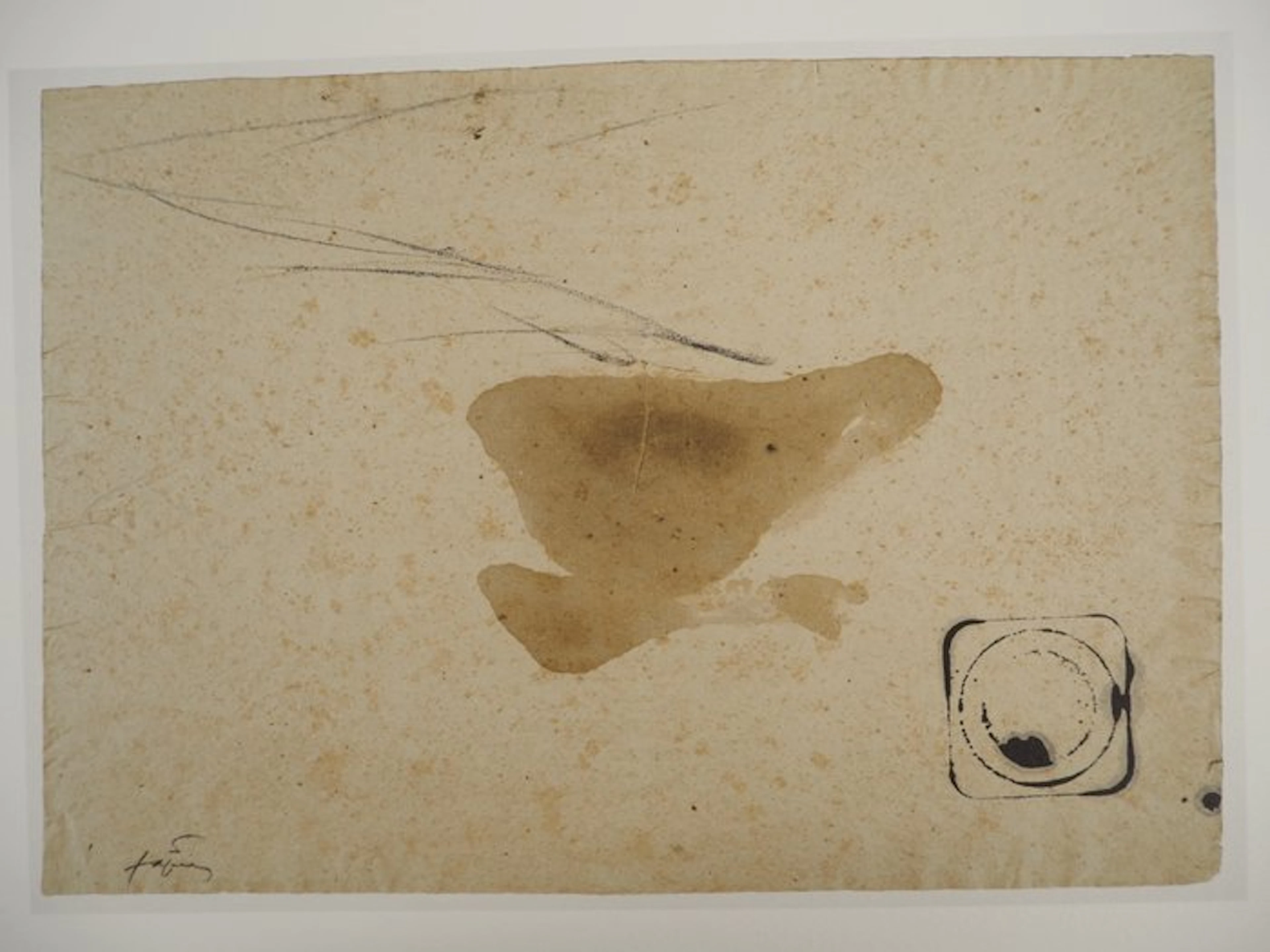 Antoni Tapies (1923-2012) - Tasse et boîte de thé