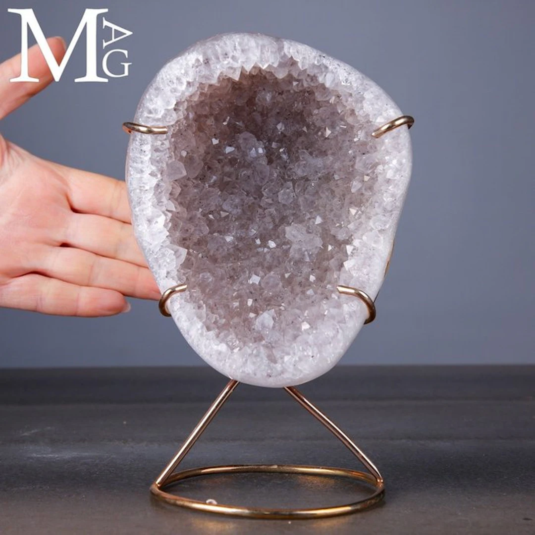 Natural Mineral Geode with Wonderful Inner...