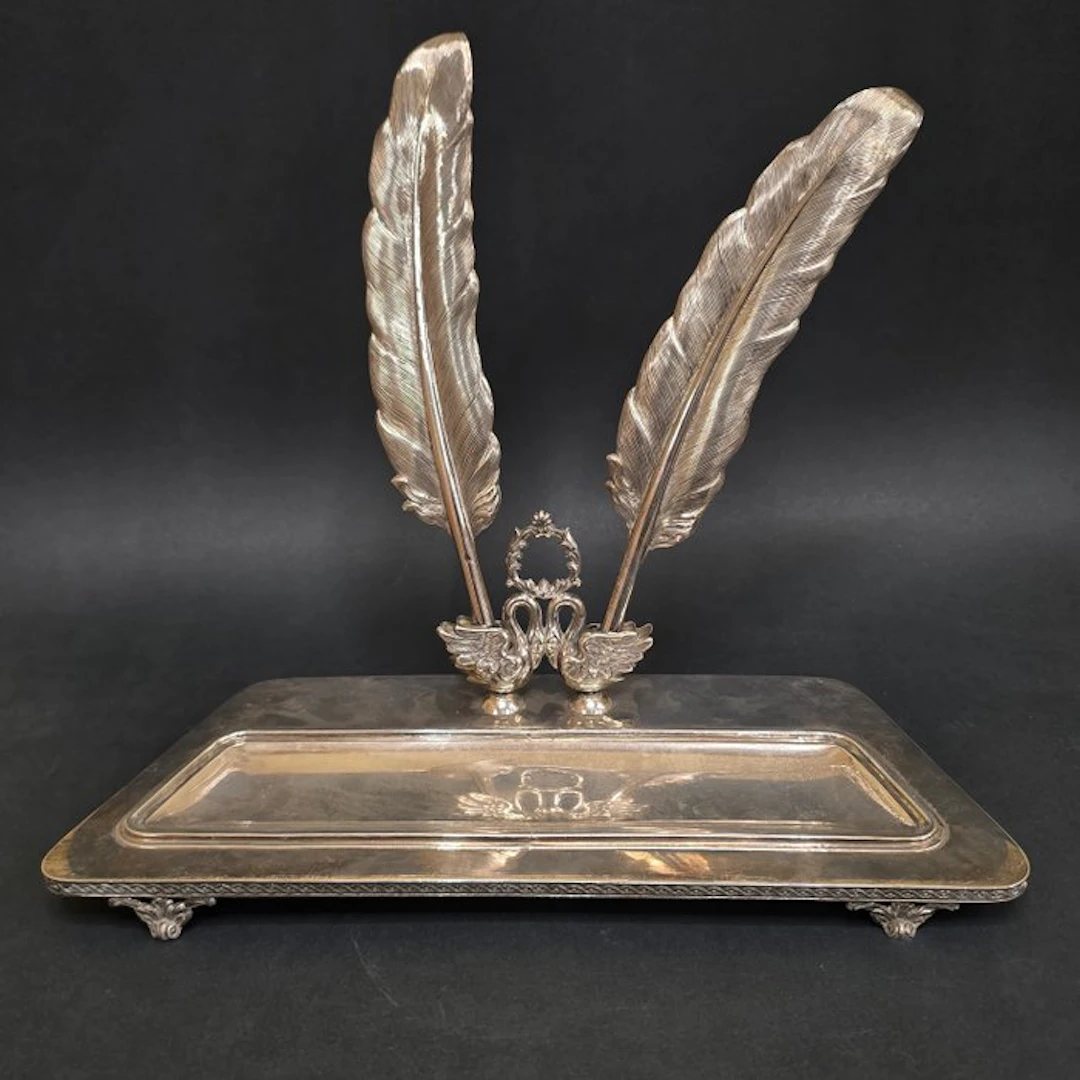 Pedro Durán - Desk set - Silver
