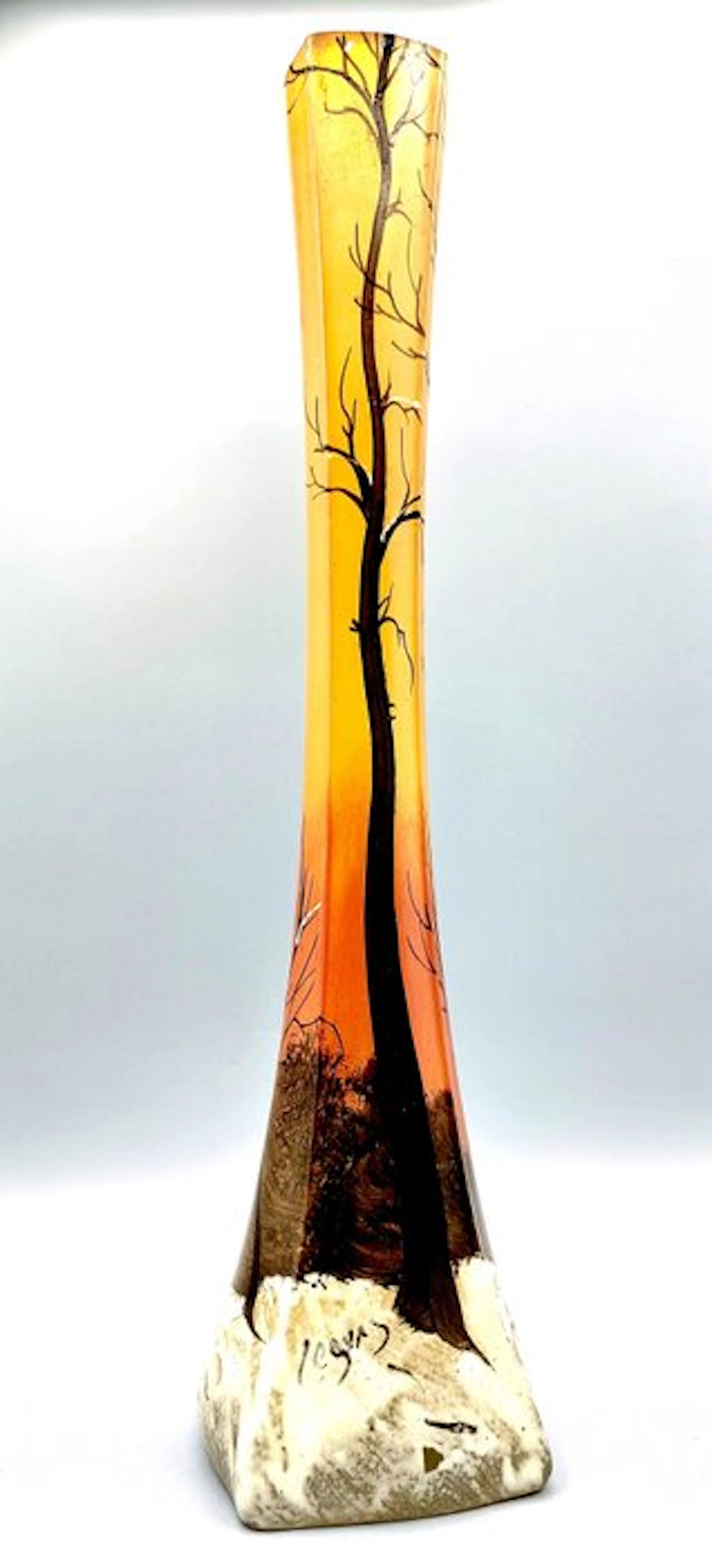 LEGRAS (1839-1916) - Vase - Sublime Large Vase 'Calypso'...