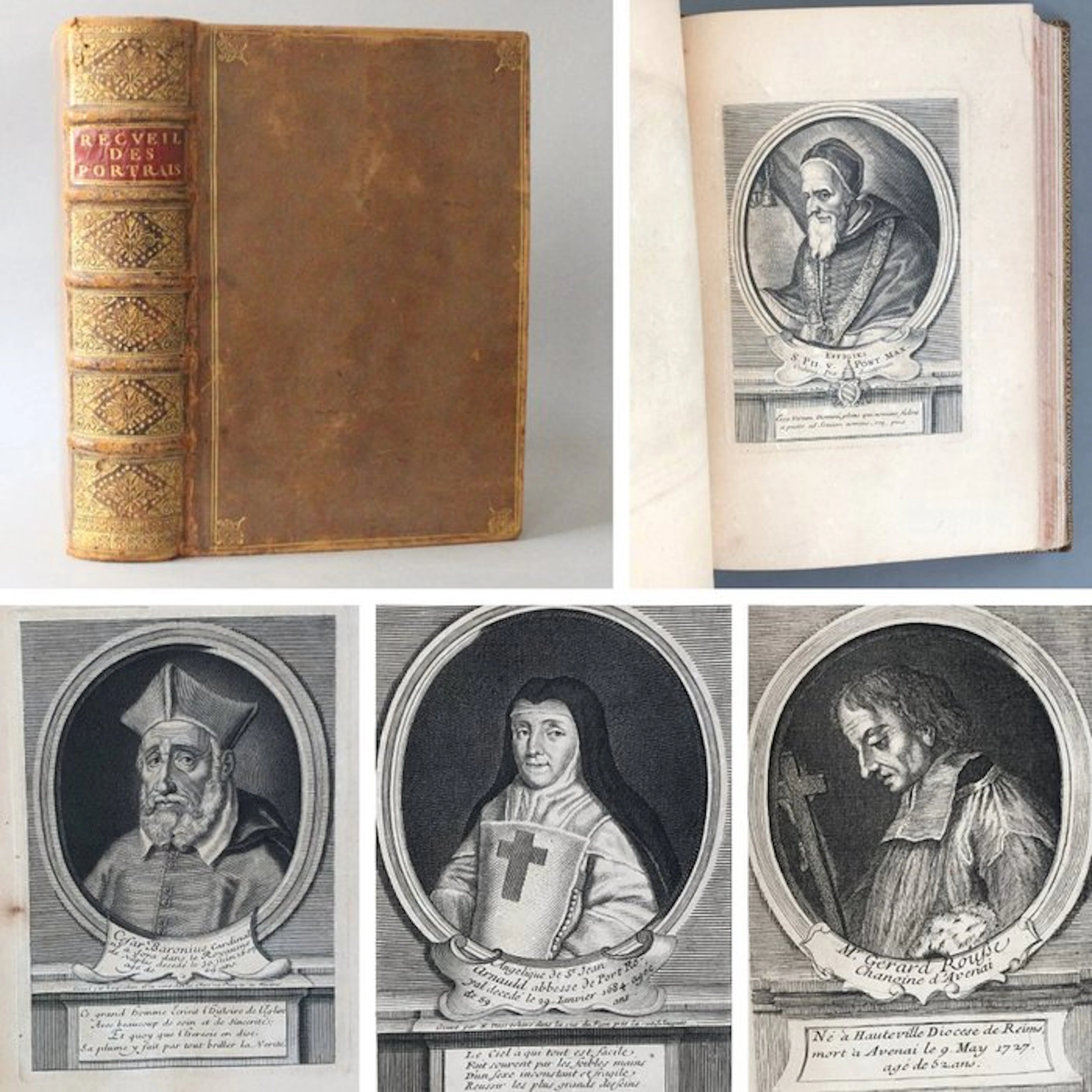 [Recueil de portraits] - Recueil de 250 portraits d'hommes et femmes - 1720