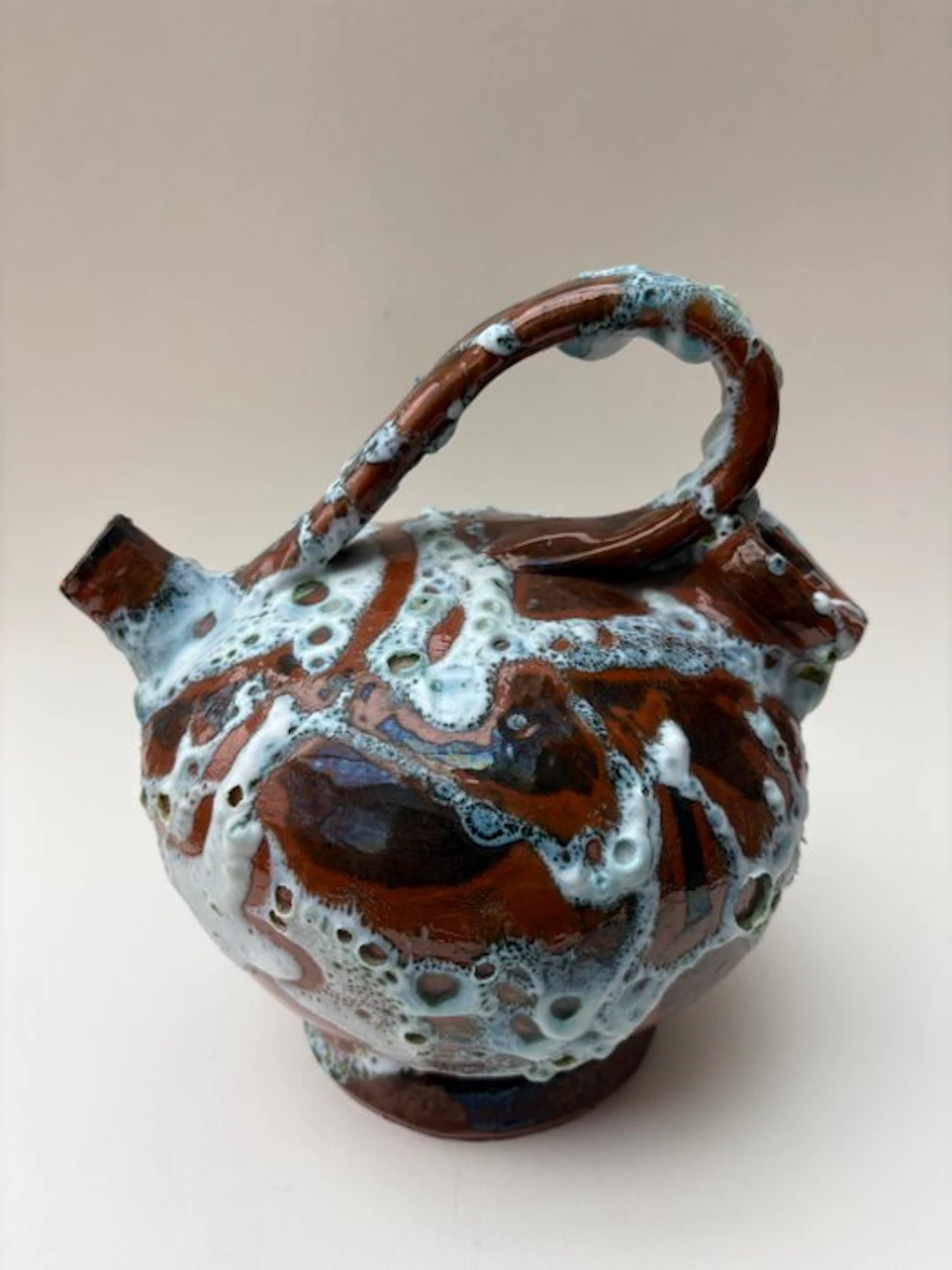 Le Cyclope - Charles Cart - Ewer - Ceramic - Experimental glaze
