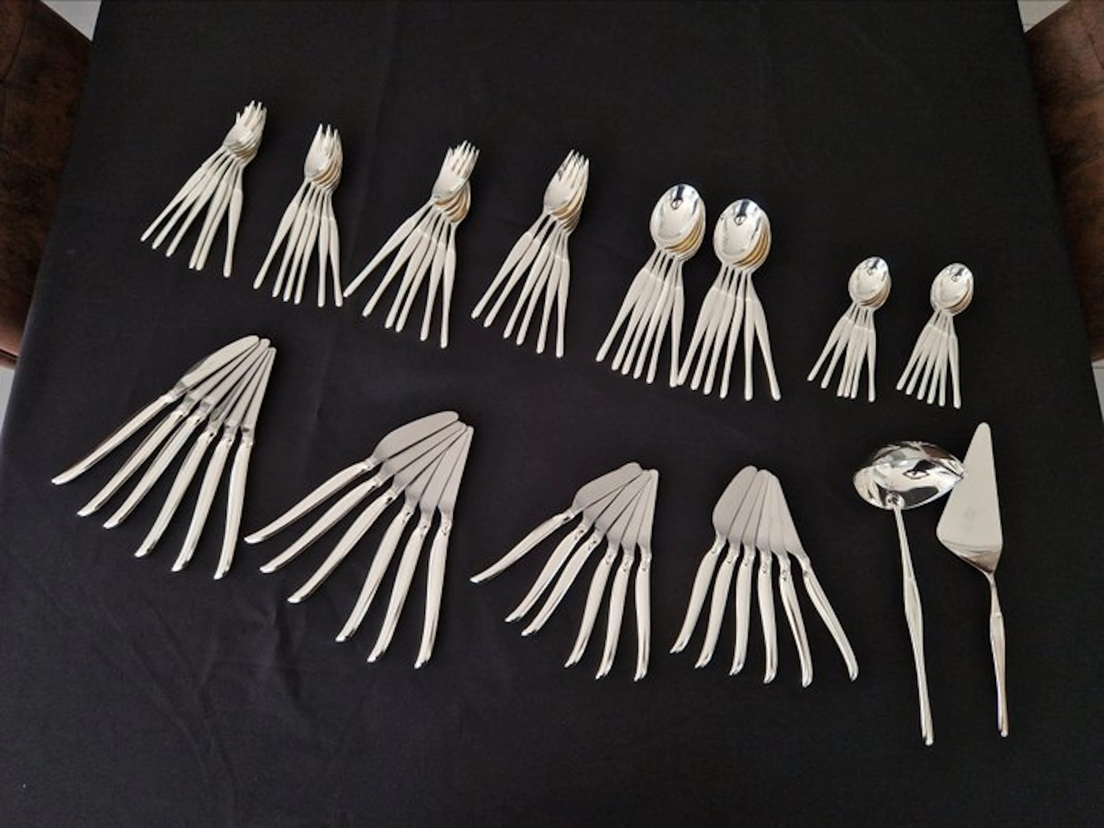Christofle - Tapio Wirkkala - Cutlery set for 12 (76) - Duo - Silverplated
