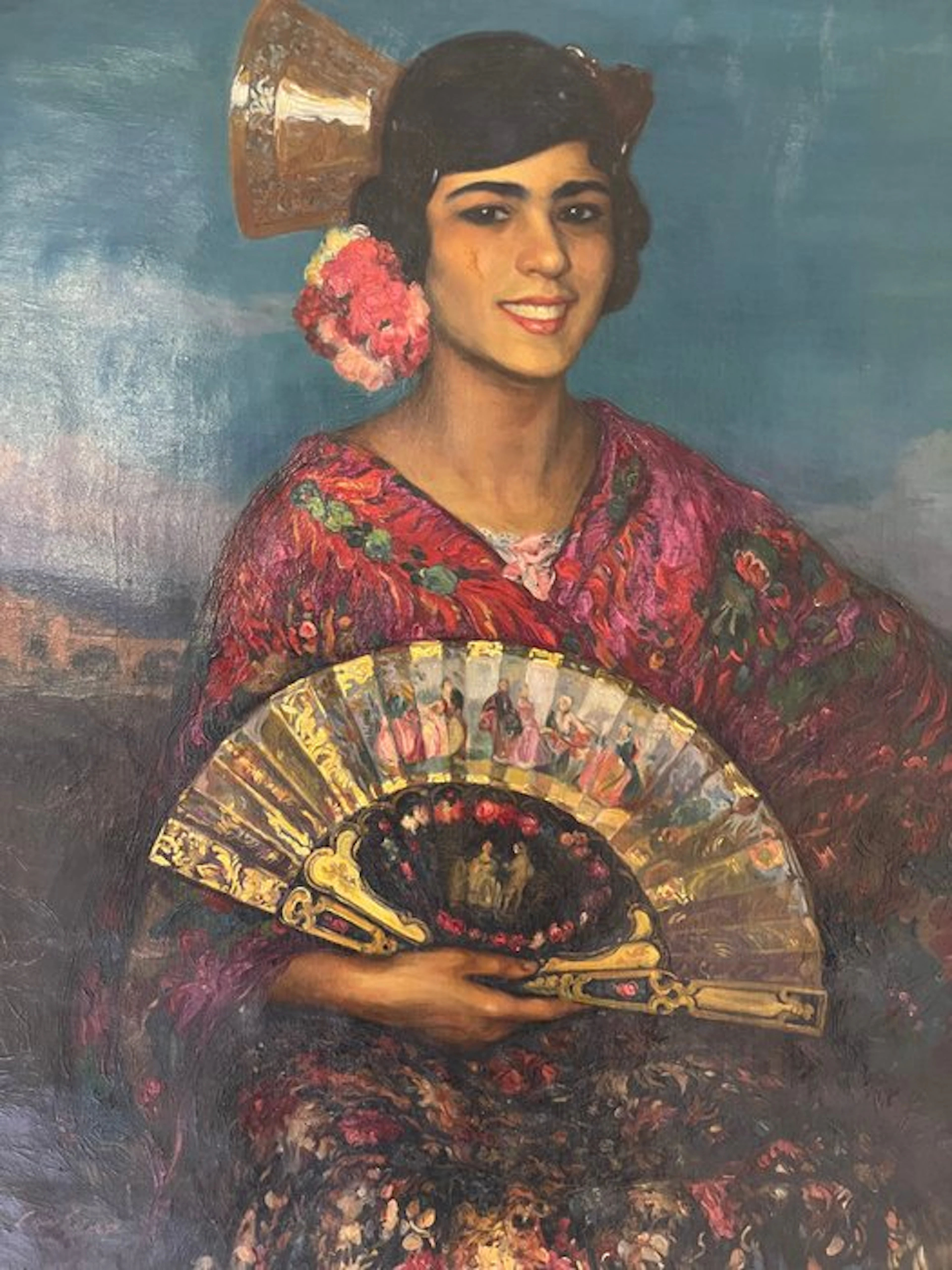 Joan Cardona i Lladós (1877–1957) - Woman with Fan
