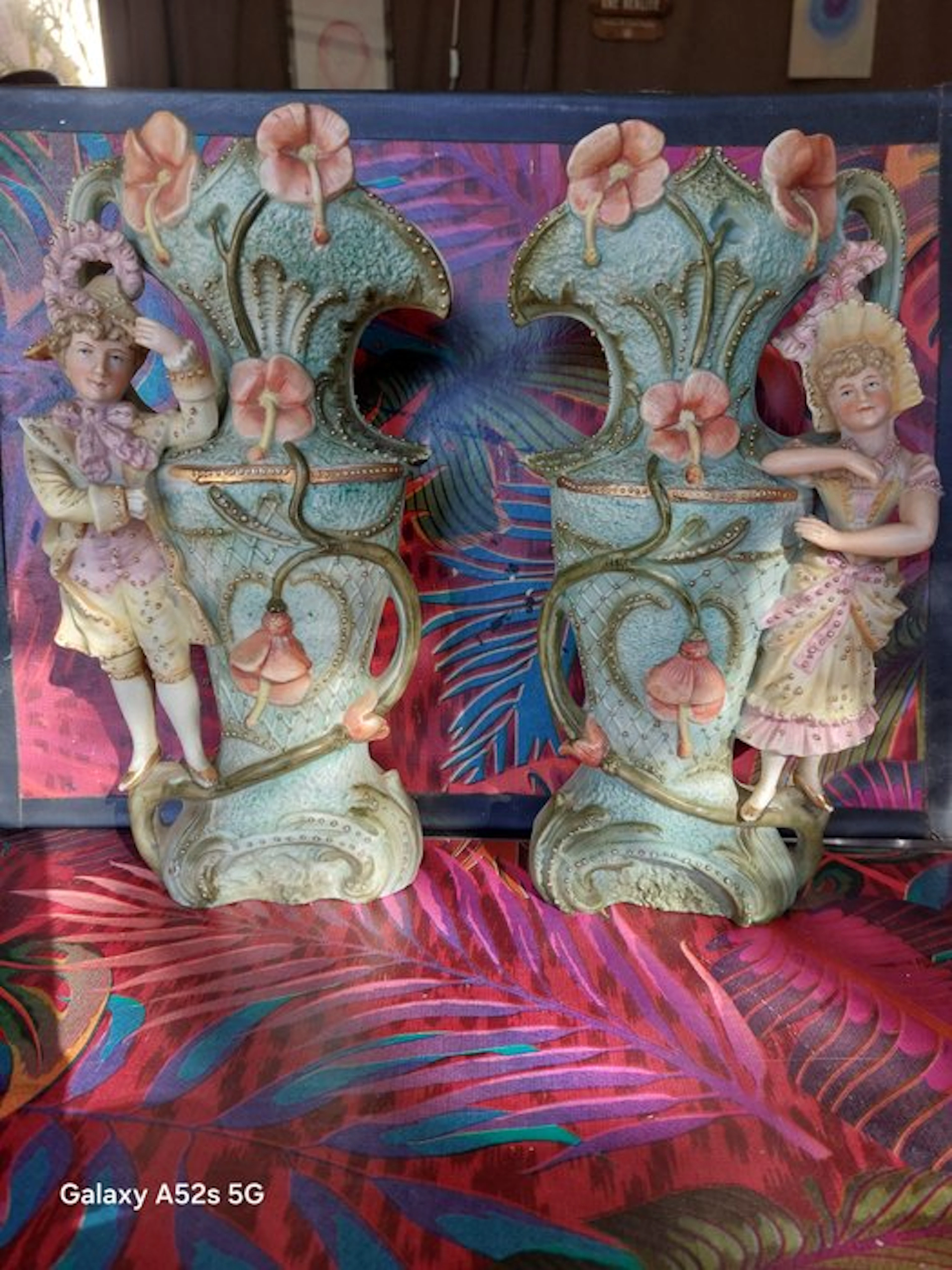 Vase (2) - Ceramic - Art Nouveau