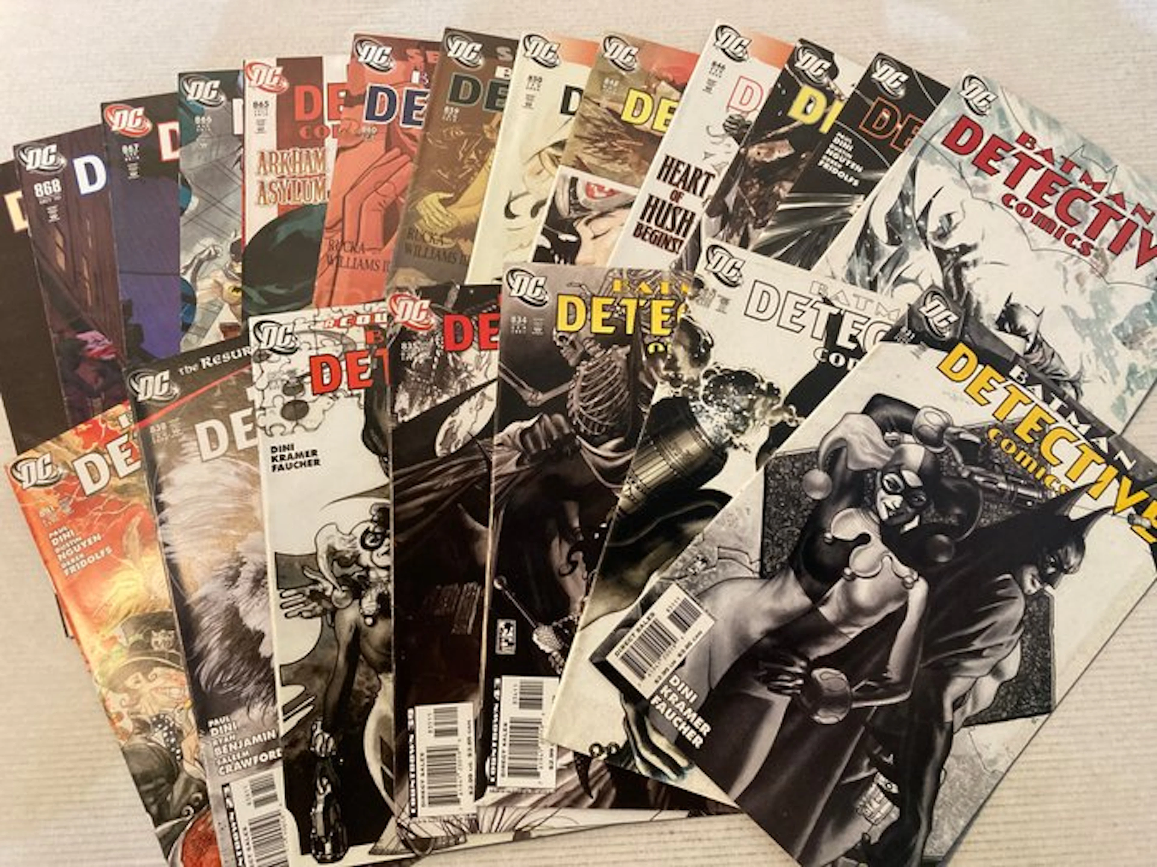 Detective Comics (1937) 20 comics in Range # 831 to 869!...