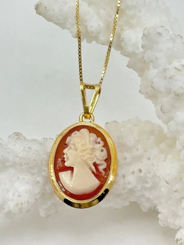 Silver, NO RESERVE PRICE CASSIS RUFA - Cameo - Hand-engraved cameo