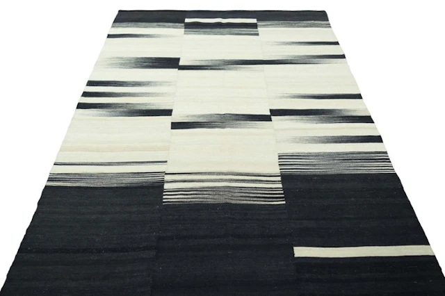 Handwoven Designer Kelim - Afghan Weave - New - Kelim - 241 cm - 171 cm