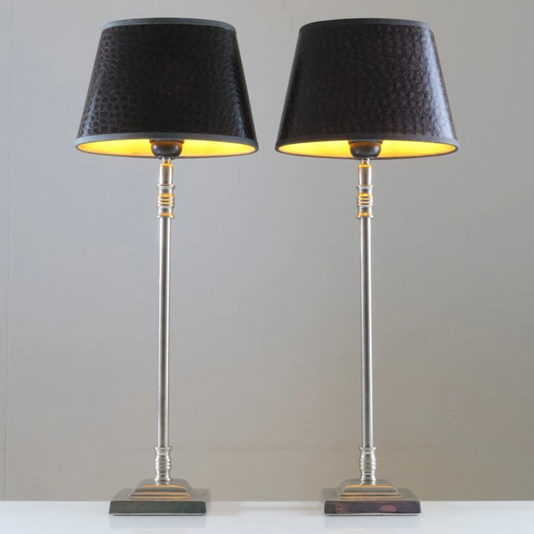 Table lamp (2) - Pair of tall