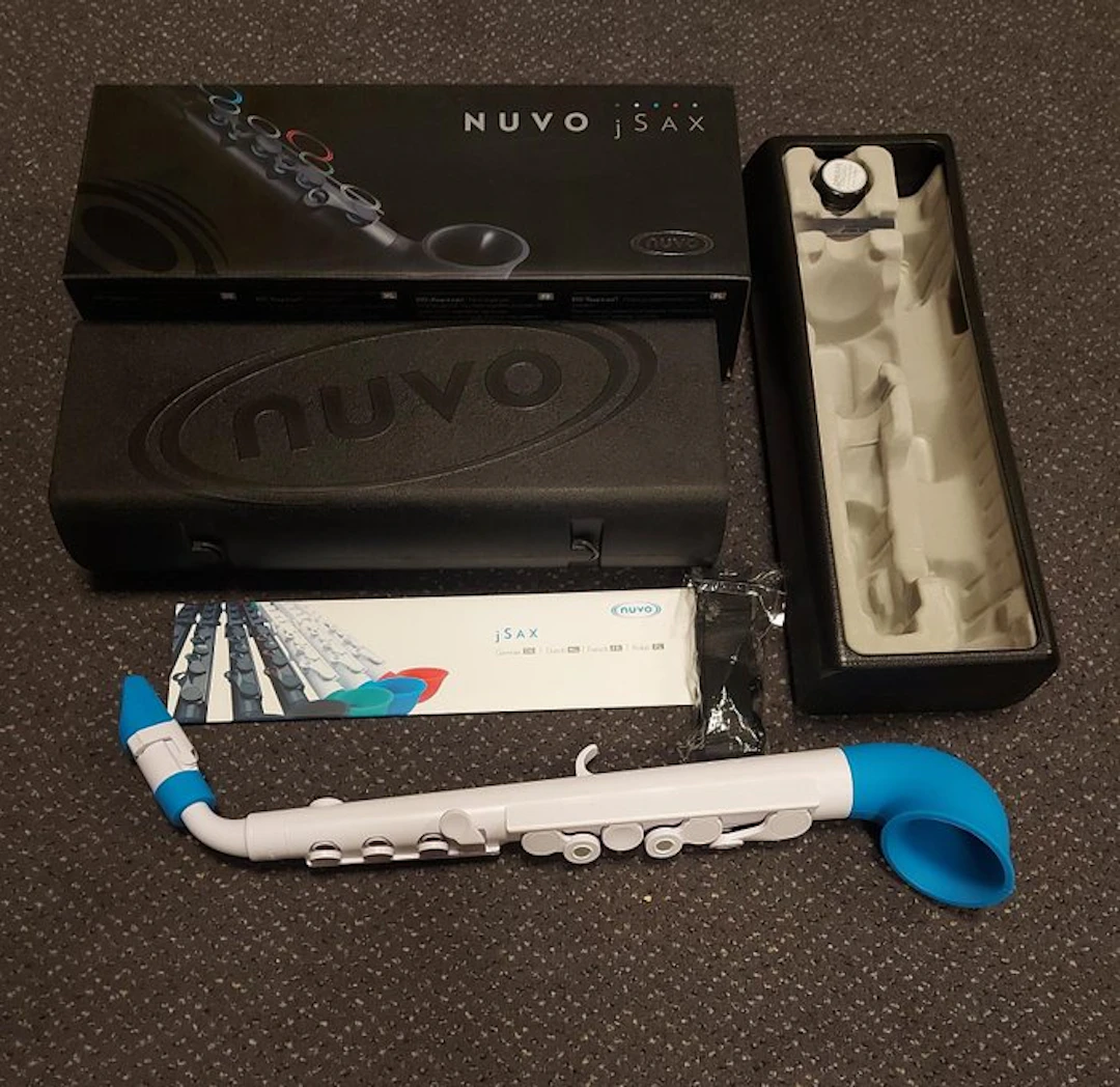 Nuvo - jSax standaard kit, wit/blauw - - Wind instrument (No reserve price)