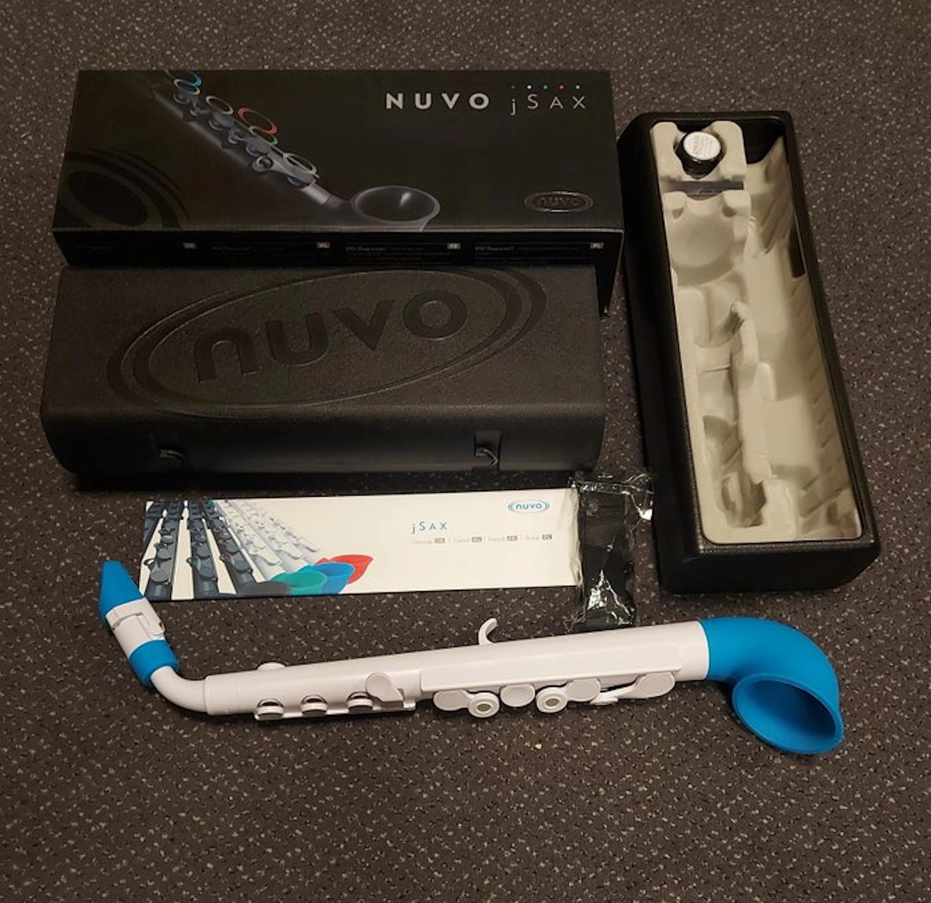 Nuvo - jSax standaard kit, wit/blauw - - Wind instrument (No reserve price)
