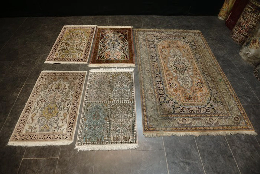 Cashmere Silk Vintage 5x - Carpet - 186 cm - 123 cm