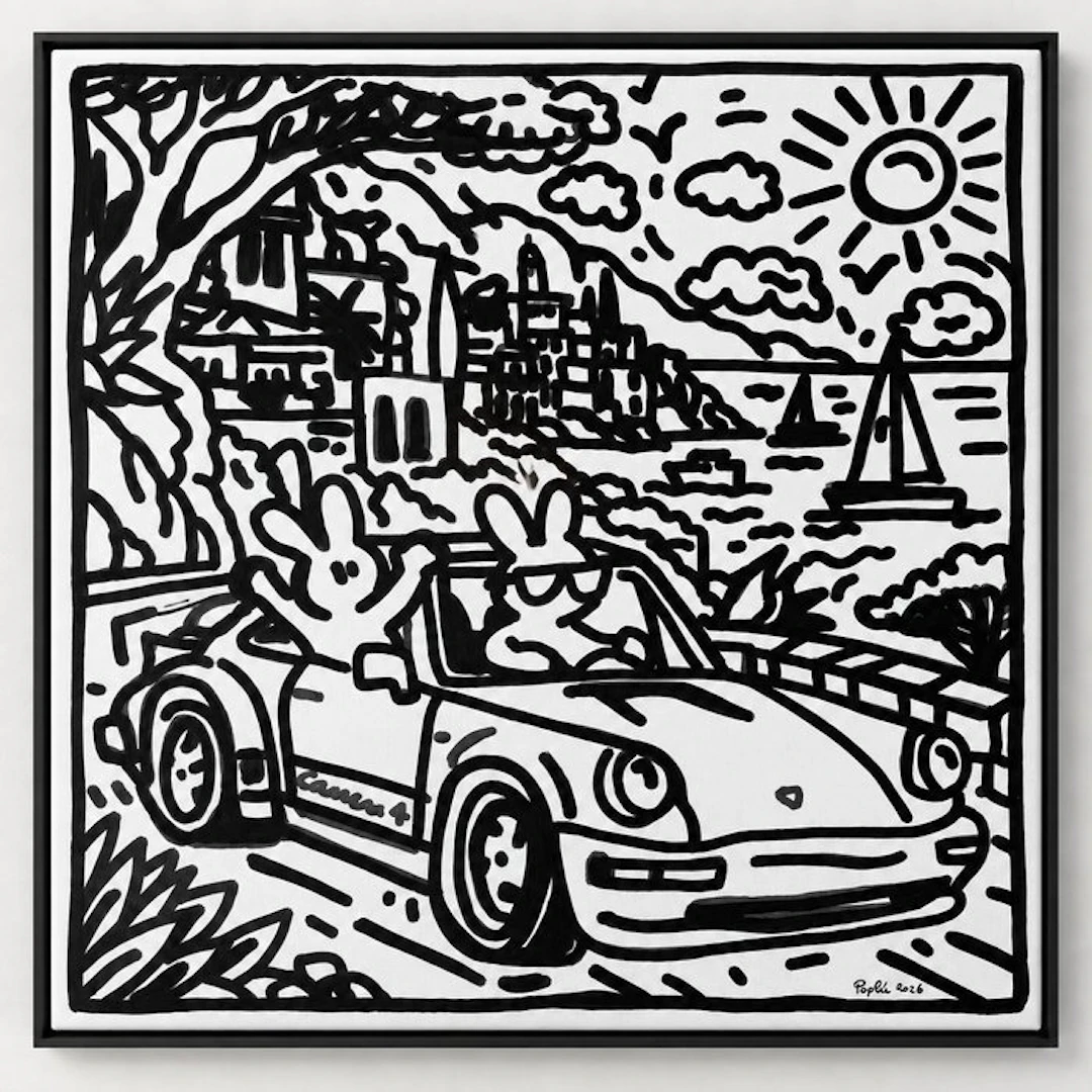 POPLEA - - CARRERA ME XXL— POPLEA 90x90cm