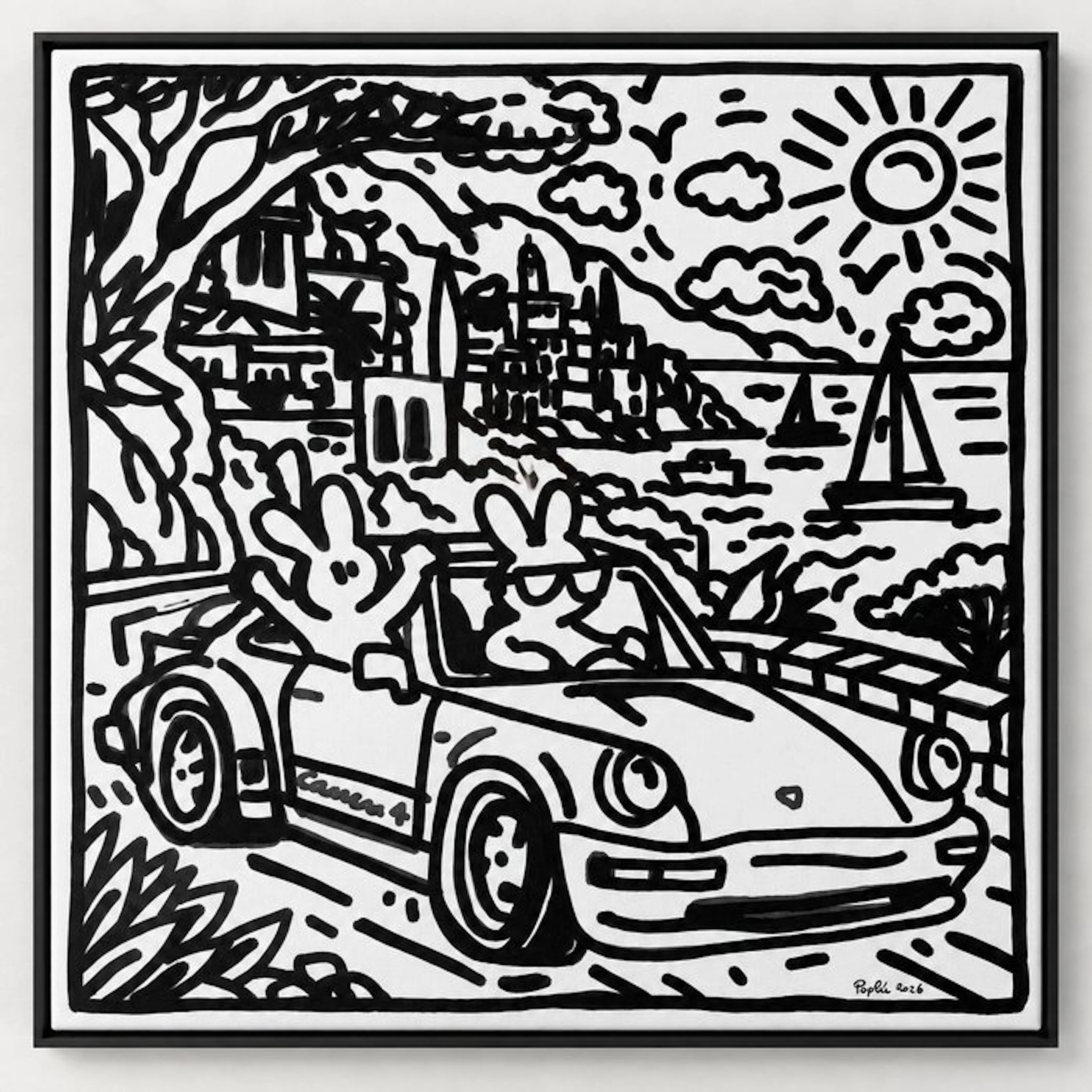 POPLEA - - CARRERA ME XXL— POPLEA 90x90cm