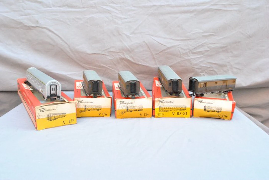 Rivarossi H0 - Model train wagon (5) - Set of 5 carriages - FS