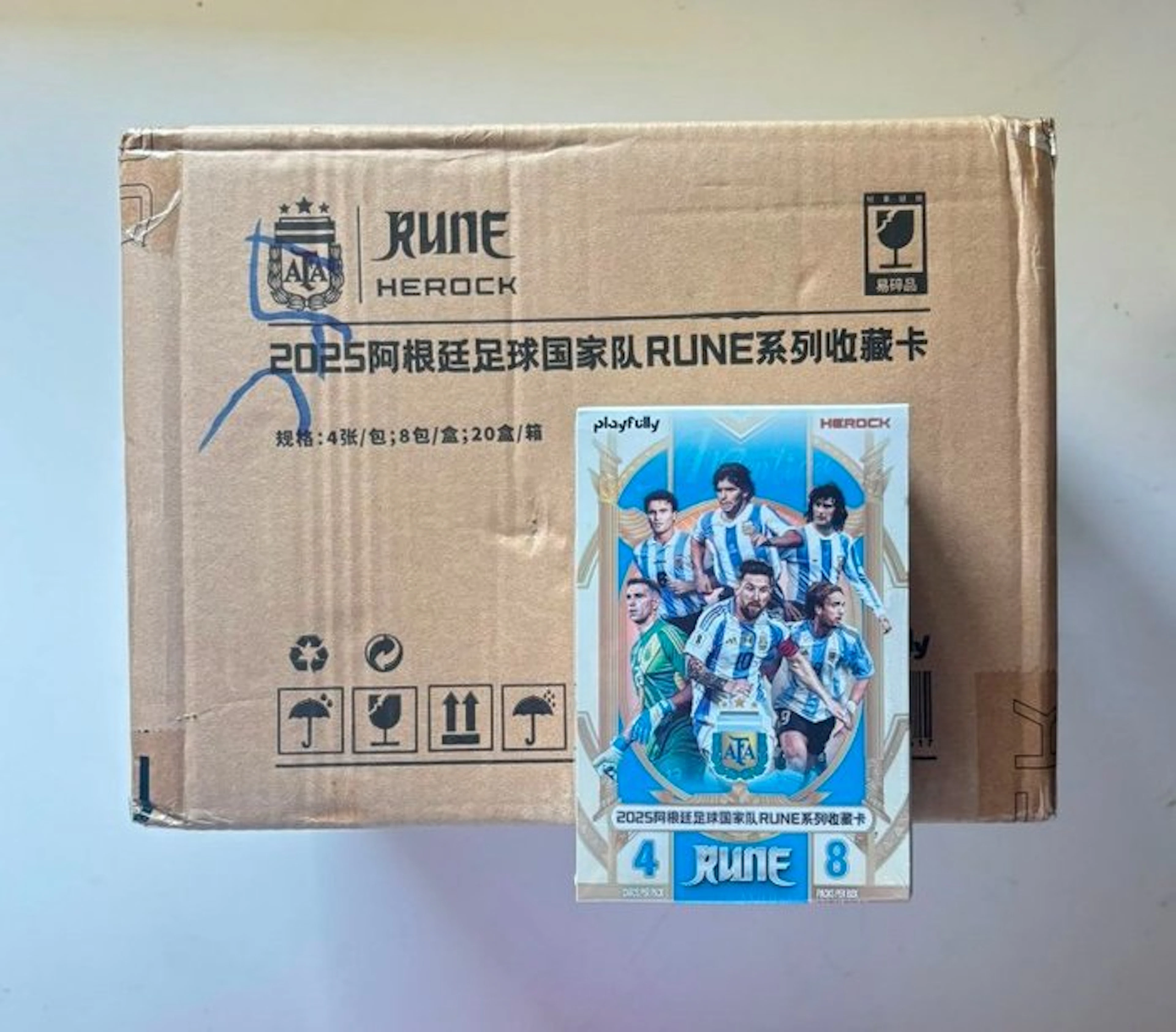 2025 Playfully Sealed Case Argentina Rune 2025 Display...