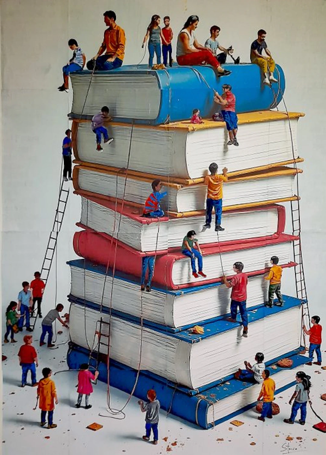Giorgio Stocco - The climbers 4- opera unica