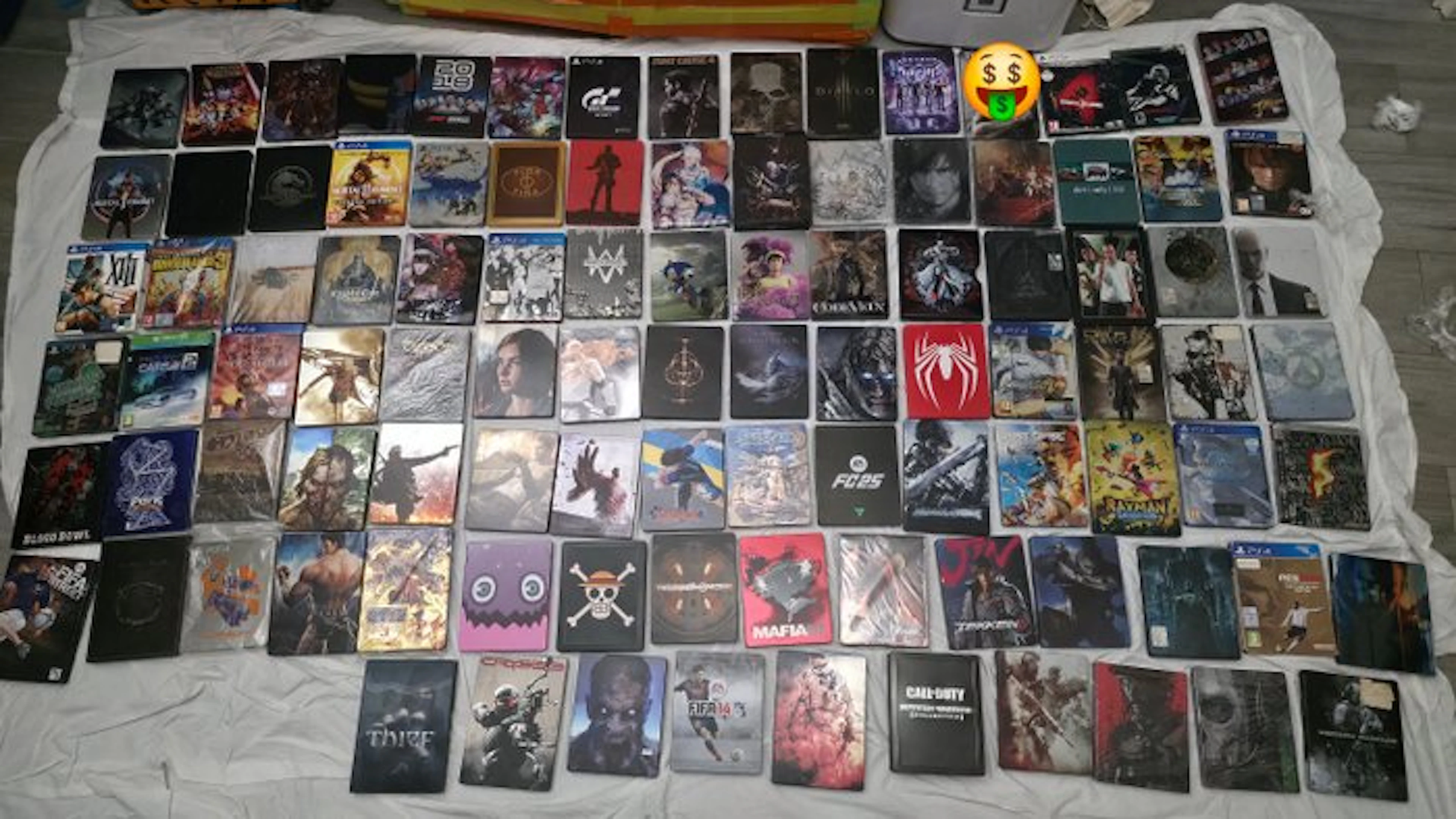 99 Video Game SteelBook Metal Cases (PS3, PS4, PS5 etc) - Video game