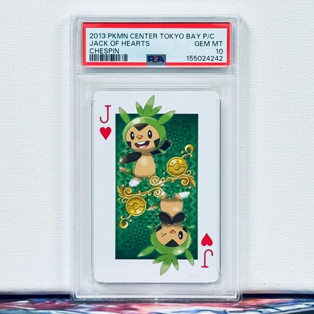 Pokémon Graded card - CHESPIN 2013 PKMN CENTER TOKYO BAY...