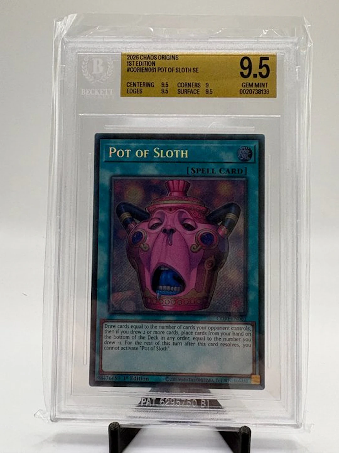 Konami - 1 Graded card - Yu-Gi-Oh! #CORINE061 First edition - Beckett 9.5