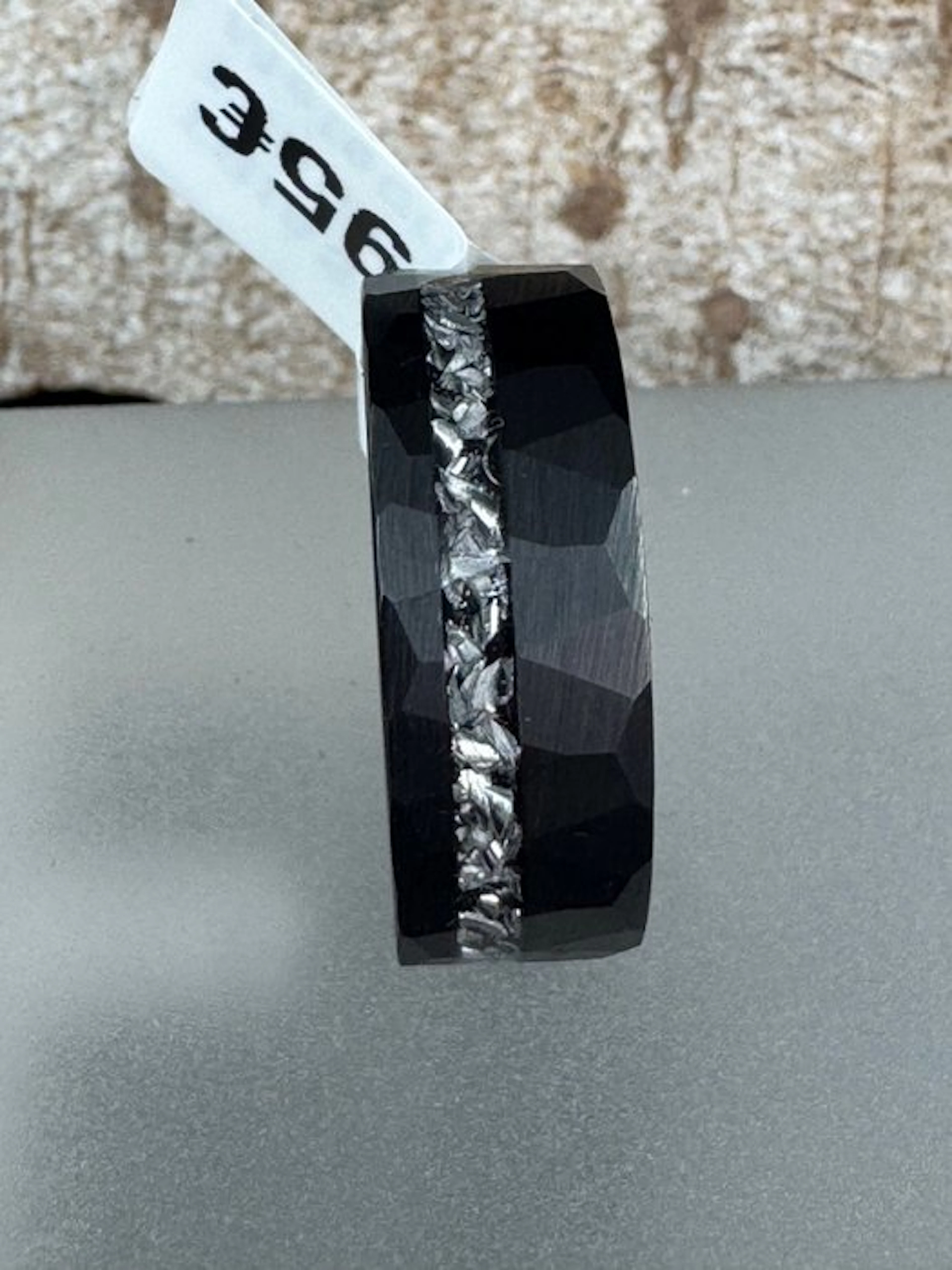 Tungsten with meteorite inlays Jewellery- 12 g - (1)